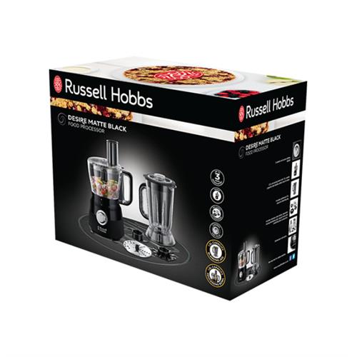 Russell Hobbs 600w Food Processor - Black
