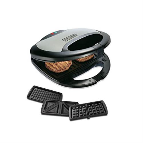 Black+Decker 3 in 1 Sandwich Grill & Waffle Maker