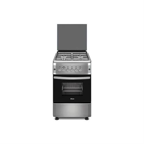 Abans 50cm 4-Gas Free Standing Cooker with Electric Oven Safety - Stainless Steel