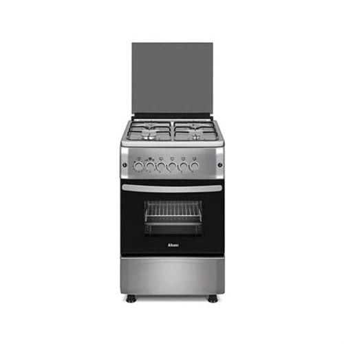 Abans 50Cm Stainless Steel Free Standing Gas Cooker with Gas Oven