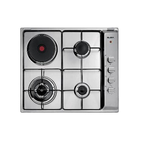 ELBA 3 Gas Hob and One Hot Plate Metal
