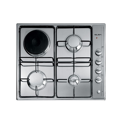 ELBA 3 Gas Hob and One Hot Plate Metal