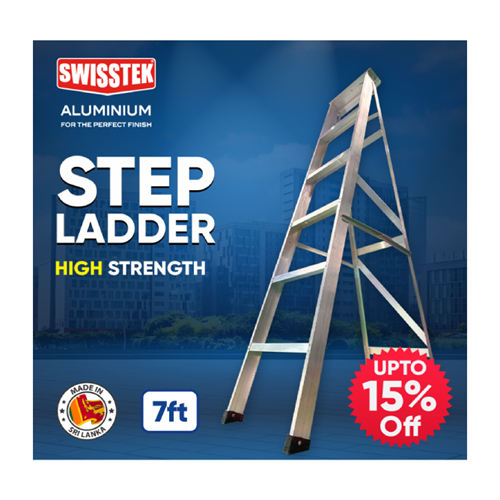 SWISSTEK 7ft Aluminium Step Ladder