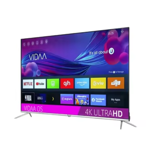 Wisdom 55 inch 4K Smart Android 14 UHD LED Frameless TV with Smart Remote