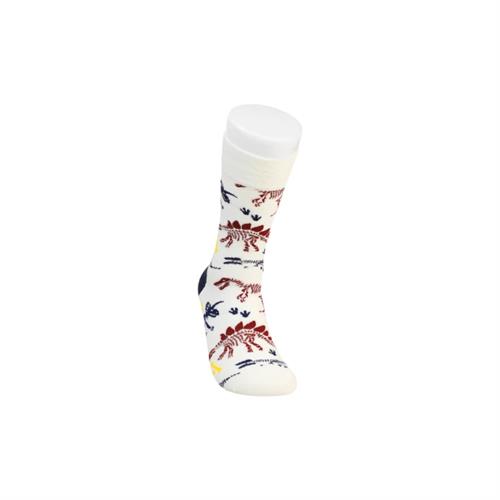 MINISO Animals Series Crew Socks 21cm - Laosaurus White