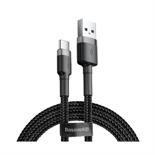 Baseus Cafule Cable USB for Type-C 2A 2M Gray + Black