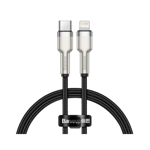 Baseus Cafule Series Metal Data Cable Type-C to IP PD 20W 1m - Black