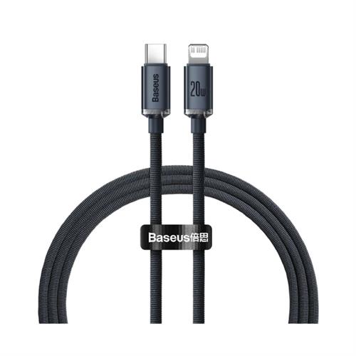 Baseus Crystal Shine Series Fast Charging Data Cable Type-C to IP 20W 1-2M - Black