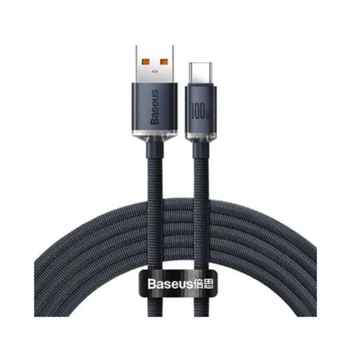 Baseus Crystal Shine Series Fast Charging Data Cable USB to Type-C 100W 2M - Black