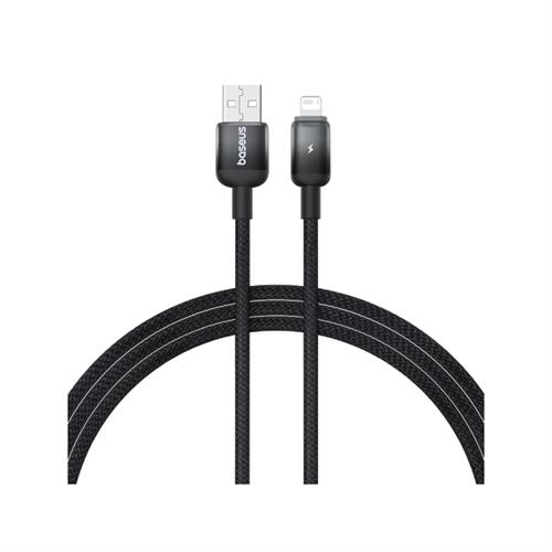 Baseus Discolor Series Fast Charging Cable USB to IP 2.4A 1m - Cluster Black