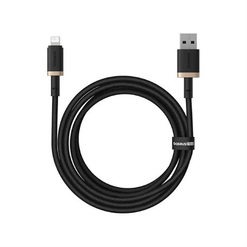 Baseus Dura Series Fast Charging Cable USB to IP 2.4A 2m - Gold & Black