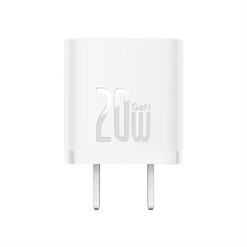 Baseus Gan5 1C 20W CN Fast Charger - Mini White