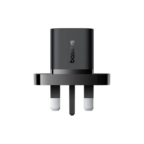 Baseus Gan5 Mini 1C 20W UK Fast Charger - Cluster Black