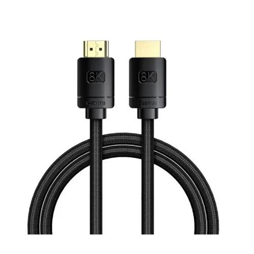 Baseus High Definition Series HDMI 8K Nylon Braided Cable 1M - Black