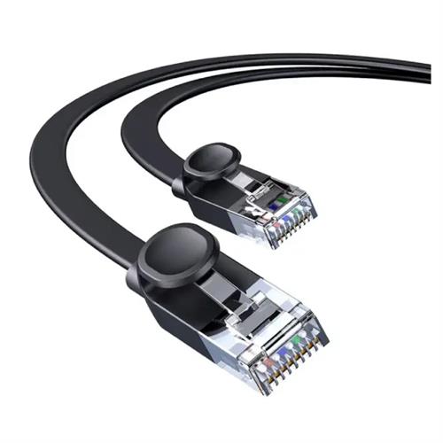 Baseus High Speed Six Types of RJ45 Gigabit Network Cable (flat cable) 3M - Black