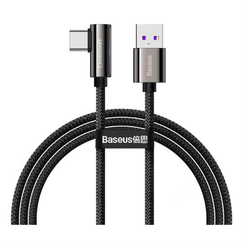 Baseus Legend Series Elbow Fast Charging Data Cable USB to Type-C 66W 1M - Black