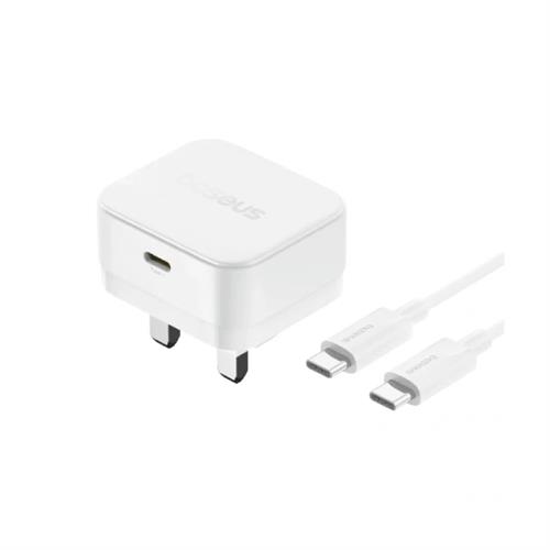 Baseus Palm Fast Charger 1C 20W UK - Moon White