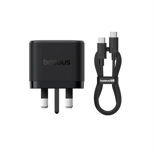 Baseus Palm Fast Charger 2C-U 65W UK - Cluster Black