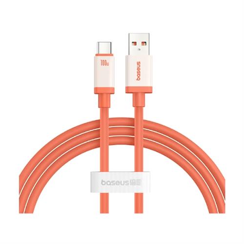 Baseus Series Fast Charging Data Cable USB to Type-C 100W 1M - Canyon Coral