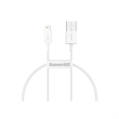 Baseus Superior Series Fast Charging Data Cable USB TO IP 2-4A 0.25m - White