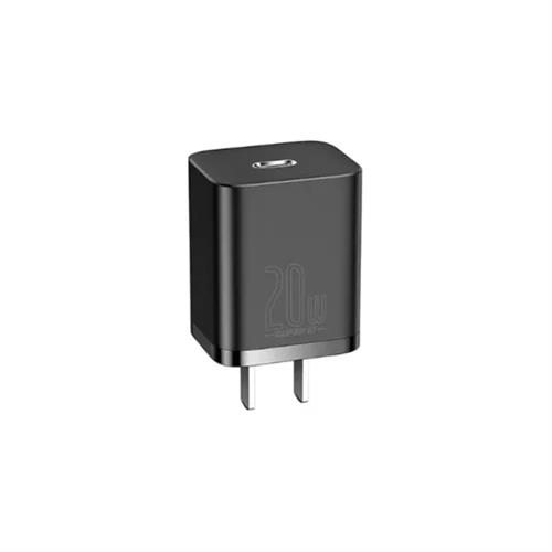 Baseus Super SI Quick 1C 20W CN 2 Pin Charger - Black