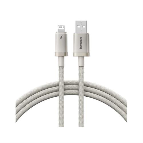 Baseus Titanium Alloy Fast Charging Cable USB to IP 2.4A 2m - Galaxy Titanium Gold