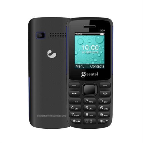 Greentel O20 Mobile Phone - Black & Blue