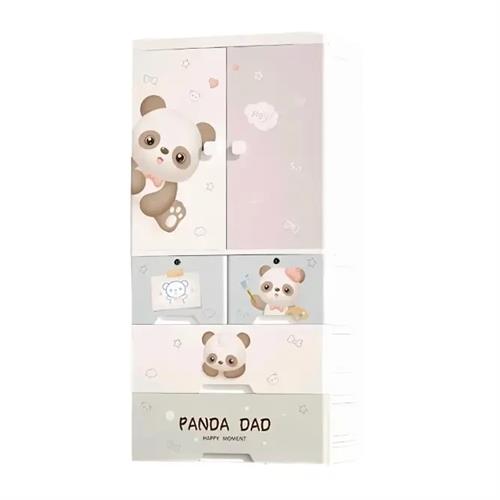Baby 65cm Cupboard - Panda - 3 Drawer