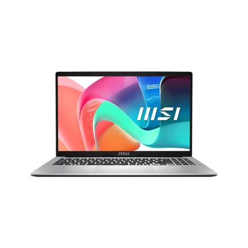 MSI 15.6 inch FHD Modern 15 Intel Core i5 1334U 16GB/512GB NVME IPS Backlit Keyboard Dos - Silver