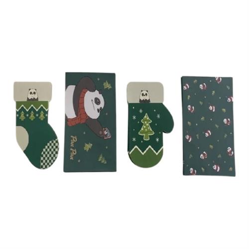 MINISO 6 pcs Paper Letter with 6 pcs Envelopes - Panda