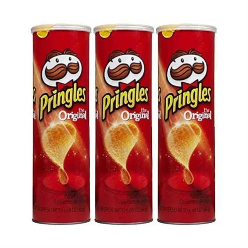 Buy 3 Pringles Potato Chips - 161g