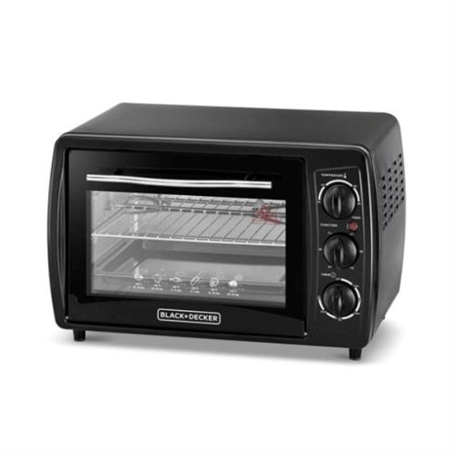 Black + Decker 19L Double Glass Toaster Oven with Rotisserie