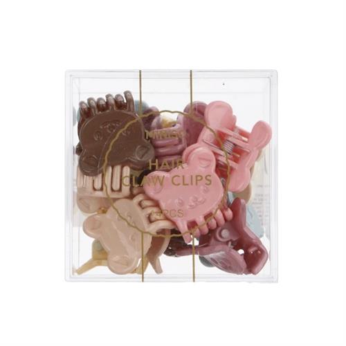 MINISO Cute Bear Mini Hair Claw Clip - 14 Pcs