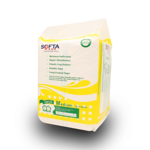 Softa Care Adult Diapers Medium - 10 Pcs