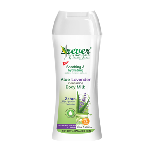 4rever Aloe Lavender Moisturizing Body Milk - 200ml