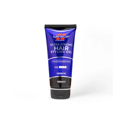 Miracle Ultra Strong Hair Styling Gel - 100ml