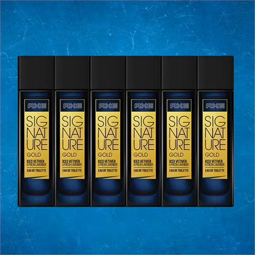 Axe Signature Gold Iced Vetiver and Fresh Lavender - 80ml (6 Pack)