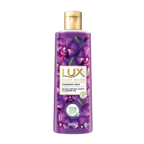 Lux Fragrant Skin Black Orchid Scent and Juniper Oil Body Wash - 240ml