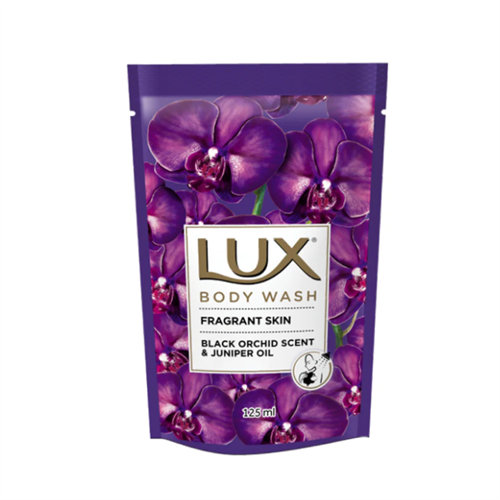 Lux Fragrant Skin Black Orchid Scent Juniper Oil Body Wash - 125ml