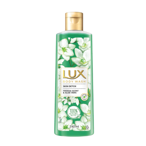 Lux Skin Detox Freesia Scent And Aloe Vera Body Wash - 240ml