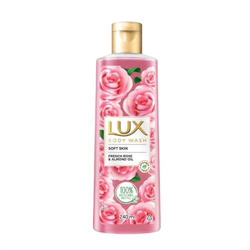 Lux Soft Skin French Rose and Almond Oil Body Wash - 240ml