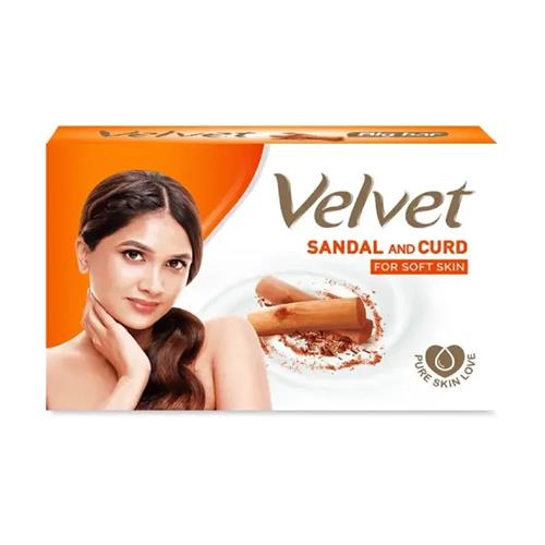 Velvet Soap Rose Sandal and Curd 95g