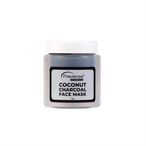 Prevense Coconut Charcoal Mask with Applicator - 75g
