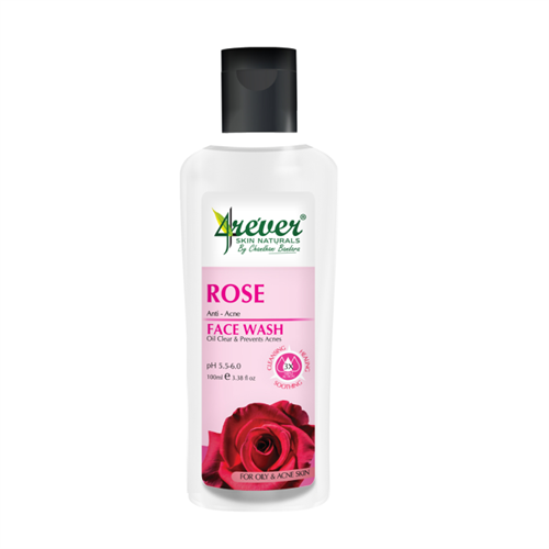 4rever Rose Anti Acne Face Wash - 50ml