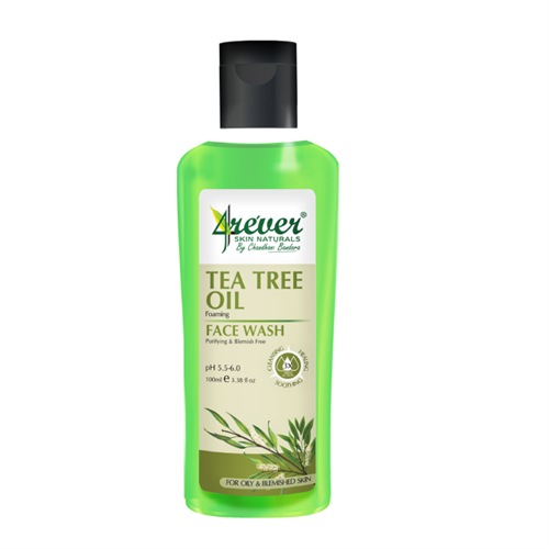 4rever Tea Tree Oil Foaming Face Wash - 50ml