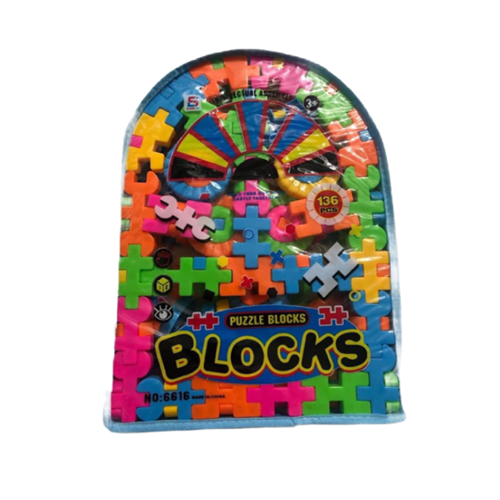 SBS Intellectual Building Puzzle Blocks -136Pcs