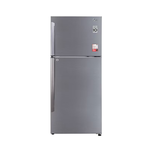 LG 437L Double Door Refrigerator - Shiny Steel