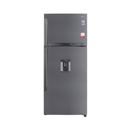 LG 471L Double Door Refrigerator Frost Free - Shiny Steel