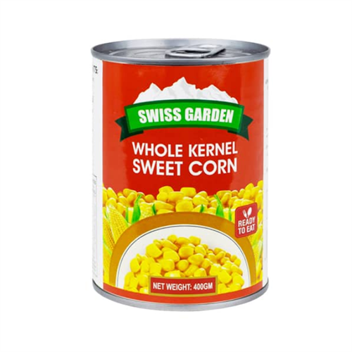 Swiss Garden Whole Kernel Sweet Corn - 400g