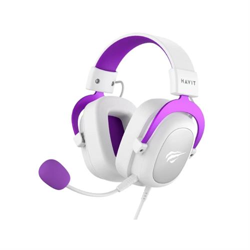 Havit H2002D Gaming Headphone White & Purple